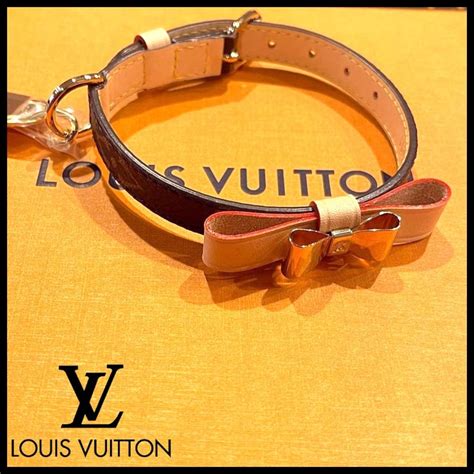 louis vuitton baxter xsmall dog collar|LOUIS VUITTON Monogram Baxter Dog Collar XS.